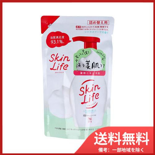 牛乳石鹸共進社 スキンライフ　薬用泡のふんわり洗顔　詰替用　180mL メール便送料無料｜sohshop