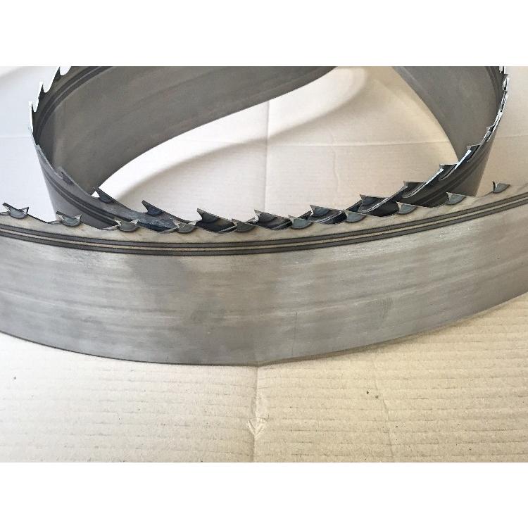製材用帯鋸 127mm幅×1.05×32P 7001〜7500mm長 ステライト全刃仕上品