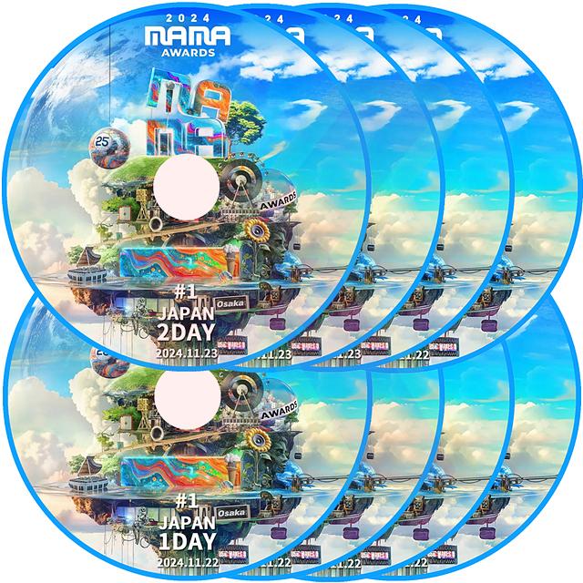 K-POP DVD 2024 MAMA US / JAPAN 8枚SET 2024.11.22/23 K-POP音楽授賞 