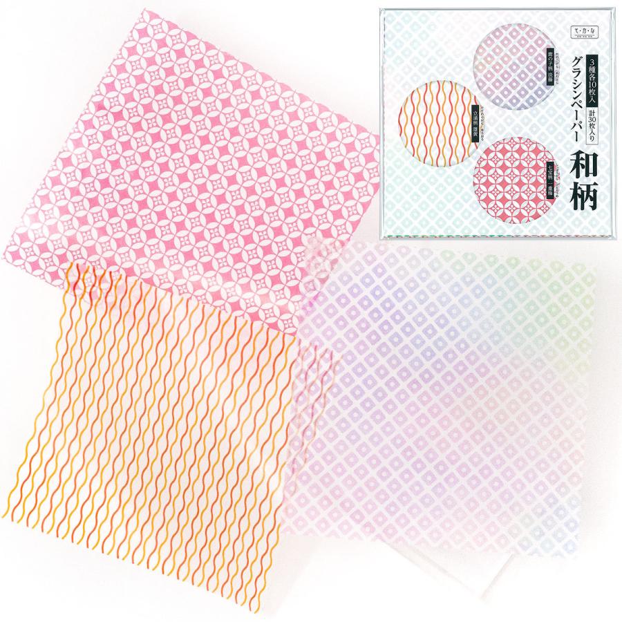 グラシン紙 和柄シリーズ3柄アソート 折り紙サイズ 150x150mm 鹿の子柄 立涌柄 七宝柄 日本の伝統色 模様 文様 透けるデザインペーパー Skn 058 12 そ か な Yahoo 店 通販 Yahoo ショッピング