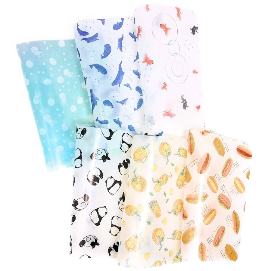 グラシン紙 バラエティシリーズ 単品 折り紙サイズ 150x150mm パンダ クラゲ 金魚 | ブランド登録なし | 07