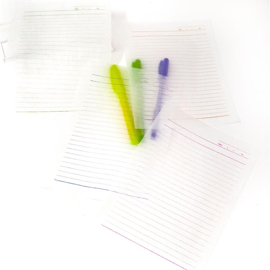 グラシン紙a5便箋 ノート柄単色 透ける便箋 大学ノート風 罫線入り Skn 061 そ か な Yahoo 店 通販 Yahoo ショッピング