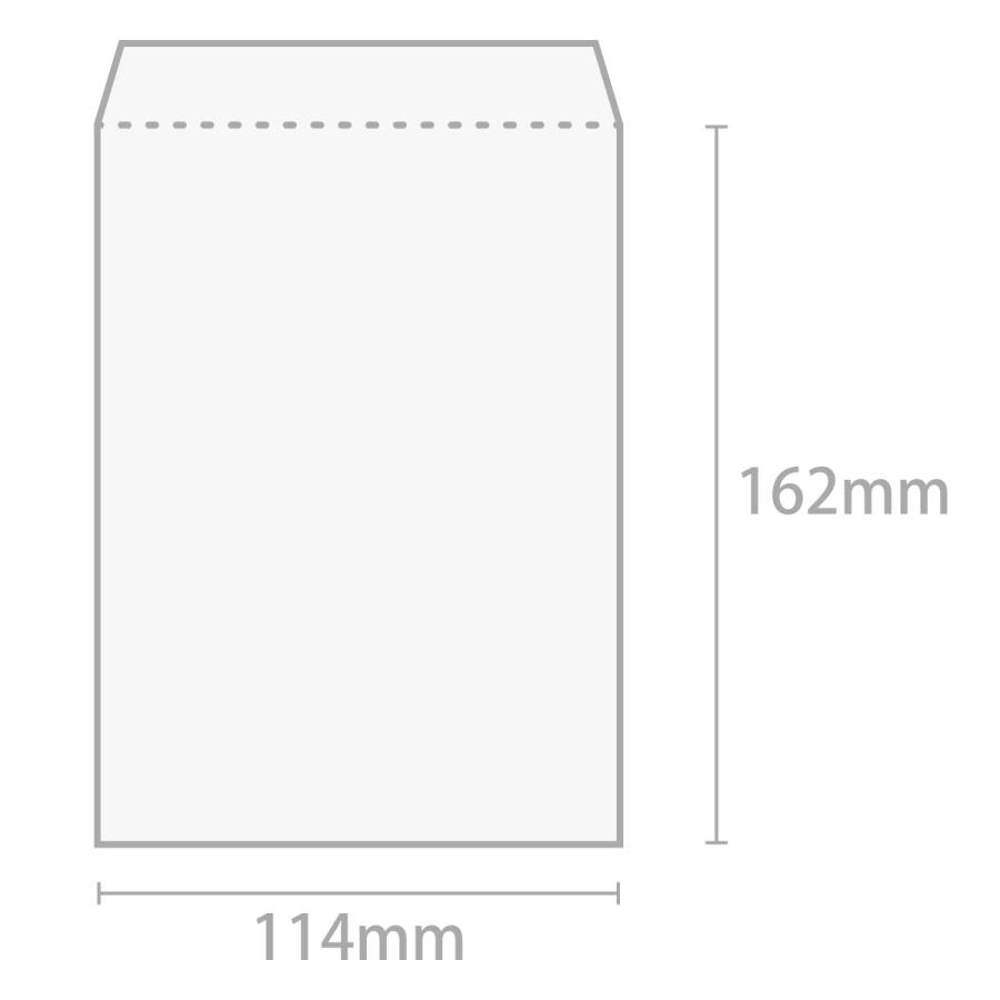 国産グラシン封筒【業務用500枚入 中タテ型】洋2タテ 洋形2号たて114