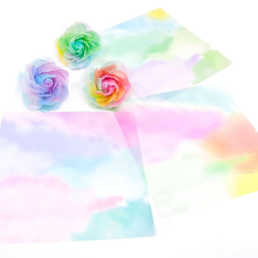 グラシン紙 水彩花彩コンプリートセット 全14種2枚 折り紙サイズ 150x150mm カラフルな半透明ペーパークラフト紙 Skn 095 そ か な Yahoo 店 通販 Yahoo ショッピング
