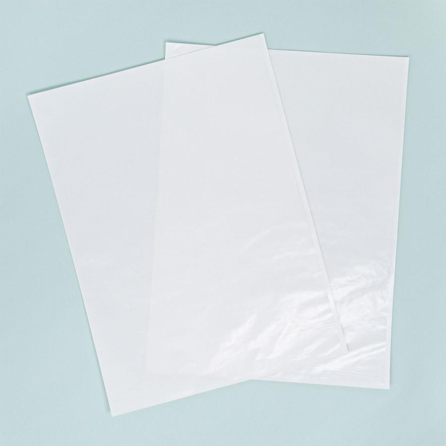 紙製クリアファイル A4対応上質紙 20枚 グラスファイル 脱プラスチック