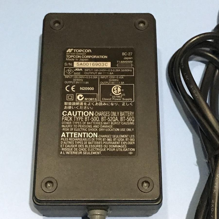 トプコンBC-27急速充電器 BT-52QA.BT-52Q.BT-50Q.BT-47Q.BT-56Q トプコンBC-27急速充電器 BT-52QA.BT-52Q.BT-50Q.BT-47Q.BT-56Q