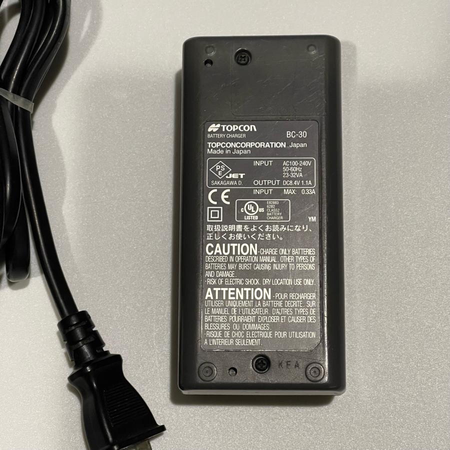 純正トプコンBC-30充電器 BT-61Q.BT-62Q,BT-65Q.BT-66Q対応 : 測 純正トプコンBC-30充電器 BT-61Q.BT-62Q,BT-65Q.BT-66Q対応 : 測