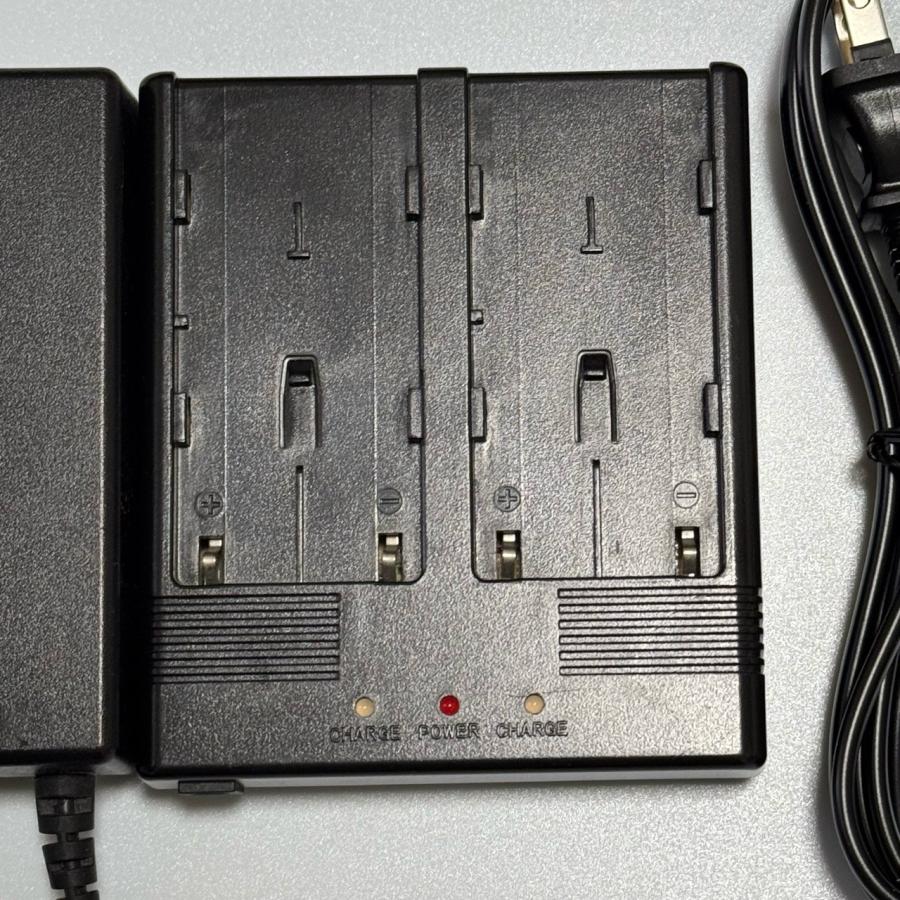 タジマ純正品BC-30D充電器本体新品、アダプター中古(二連)BT-61Q.BT 