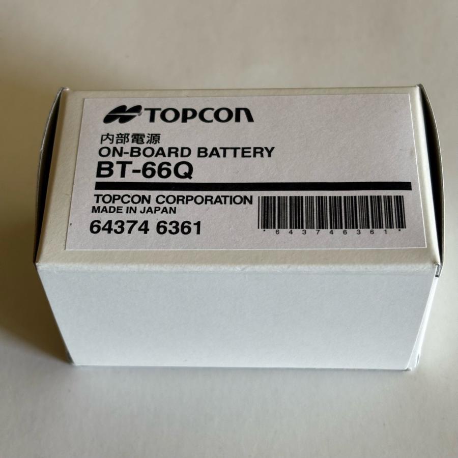 純正品トプコンBT-66Qバッテリー新品(BT-62Q対応)FC-200.SHC250、返品