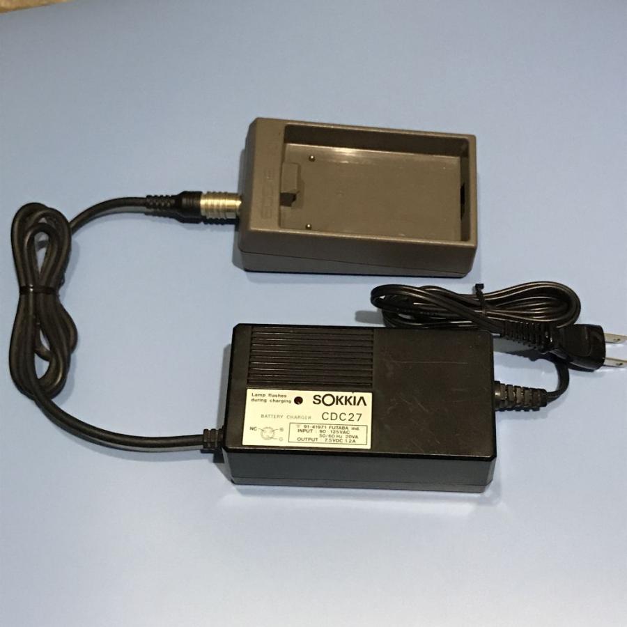 ソキアCDC27純正品+EDC19充電器 BDC25.BDC25A.BDC25B対応 : 測 ソキアCDC27純正品+EDC19充電器 BDC25.BDC25A.BDC25B対応 : 測