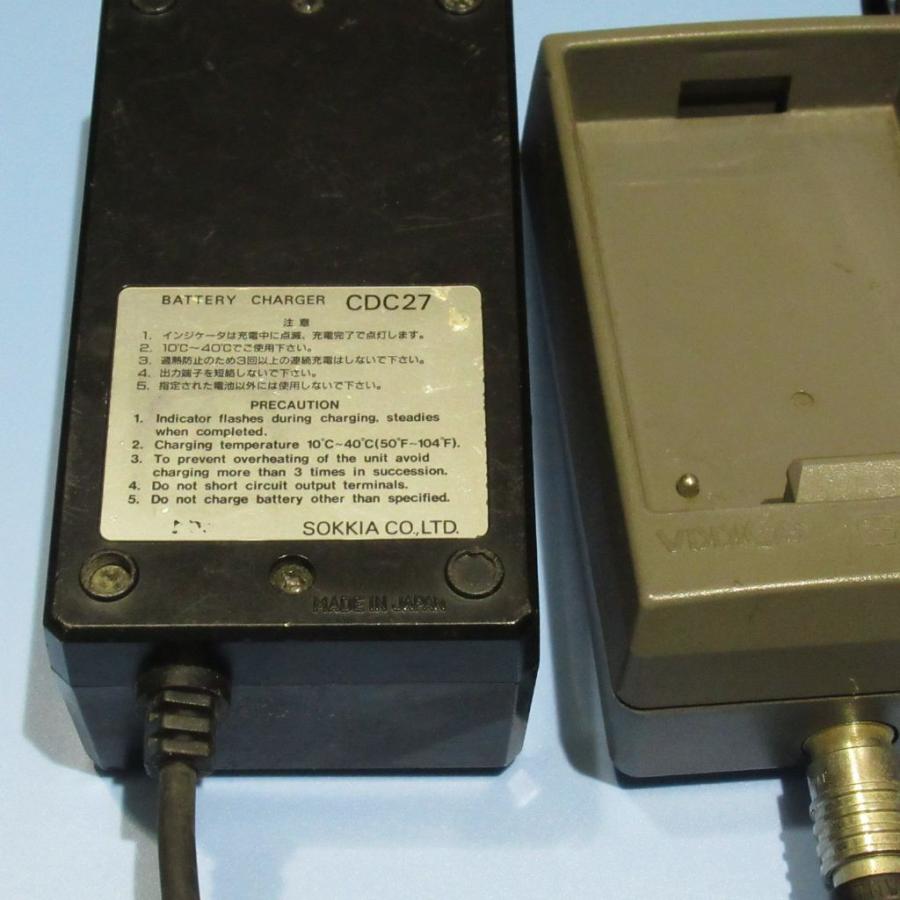 ソキアCDC27純正品+EDC19充電器 BDC25.BDC25A.BDC25B対応 : 測 ソキアCDC27純正品+EDC19充電器 BDC25.BDC25A.BDC25B対応 : 測