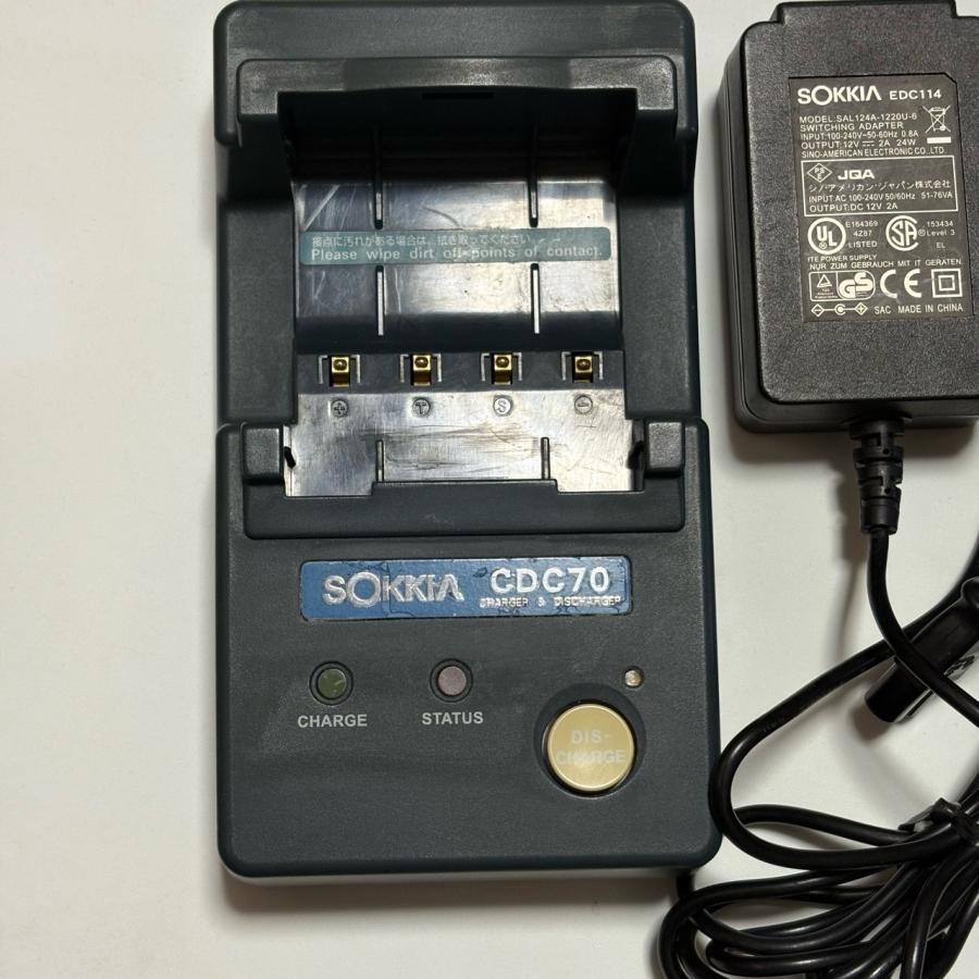 純正品ソキアCDC70充電器（CDC39後継機）リフレッシュ機能付 BDC35A