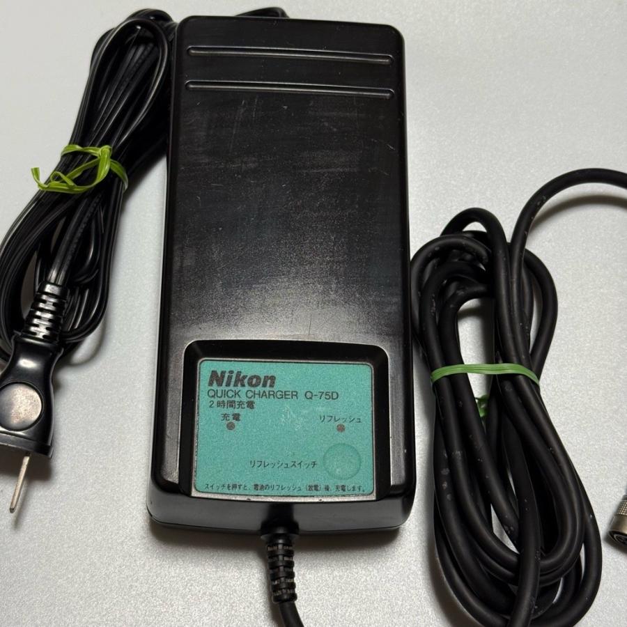ニコントリンブルQ-75D急速充電器 純正品 キズ.カケ有 : 測器