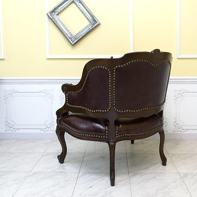 アームチェア フレンチロココ イタリー シングルソファ 1P 一人掛け