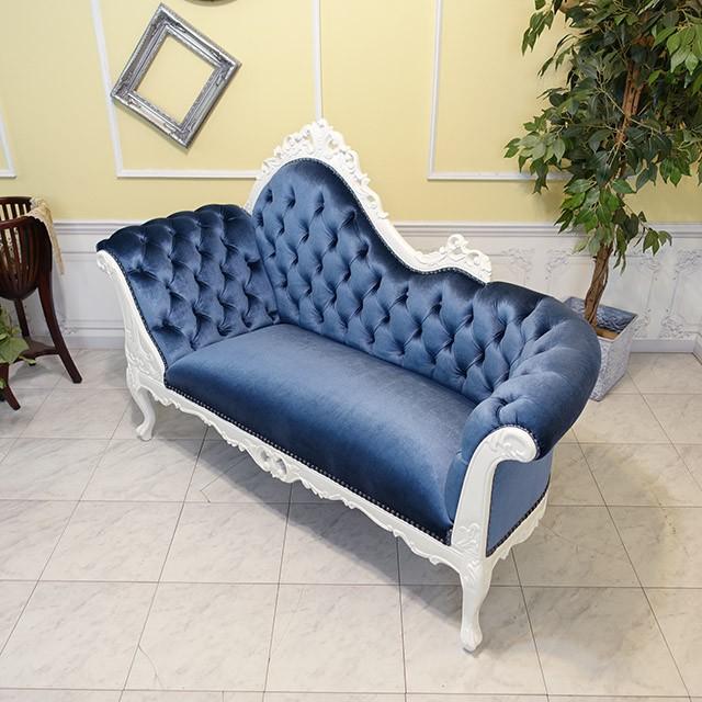 白家具 カウチソファ アンティーク レトロ クラシック