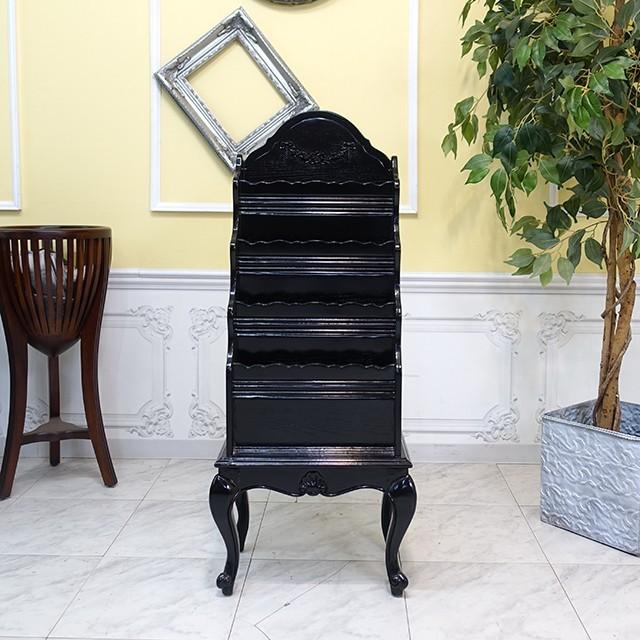 マガジンラック 本棚 書棚 アンティーク調 レトロ ヴィンテージ