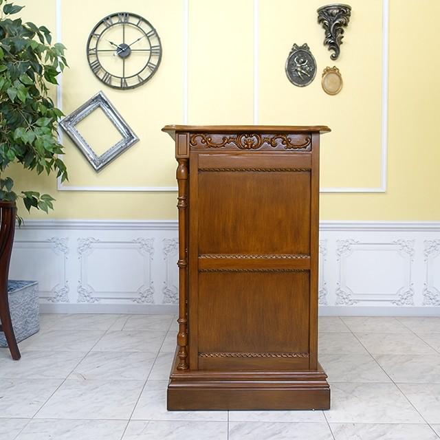 26【新品未使用】 レジカウンターテーブル 1200mm 120cm 1.2ｍ 店舗什器 演説台 レジ台 アンティーク レジ バーカウンター キャッシャー ホテル レストラン 5050-1.2-19 【YW2044173060】(74000円)