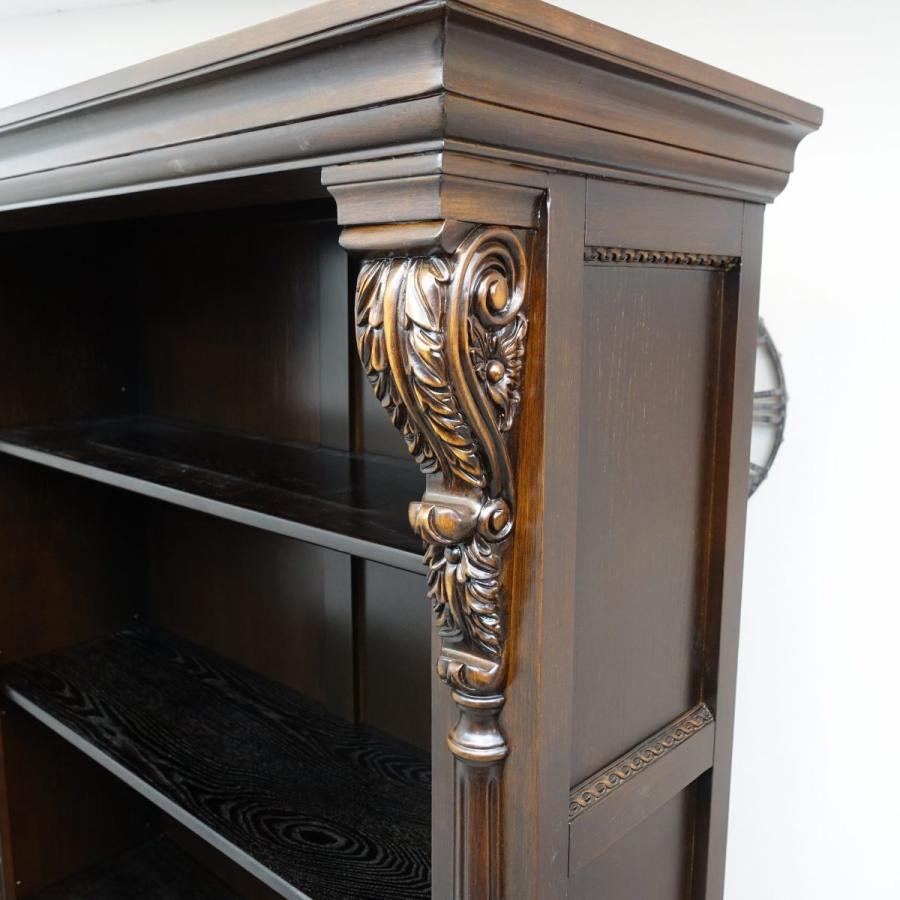 シェルフ棚 アンティーク おしゃれ ブックケース 本棚 ラック