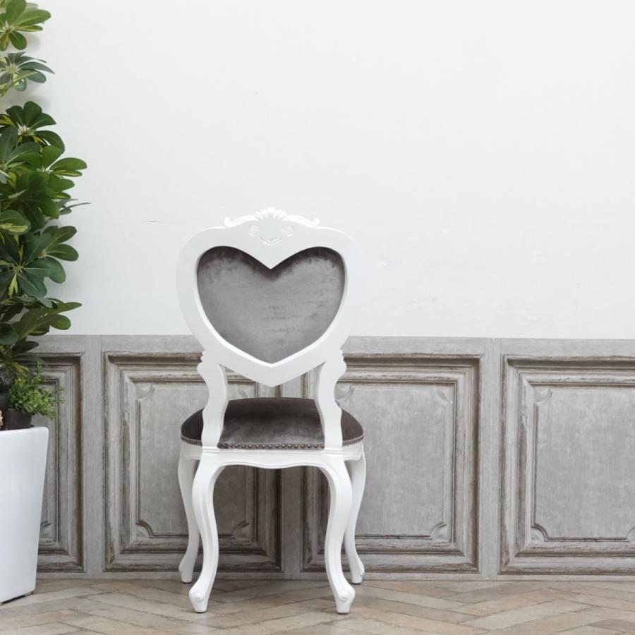 シャビーシック 家具 チェア ロココ調家具 ハートチェア