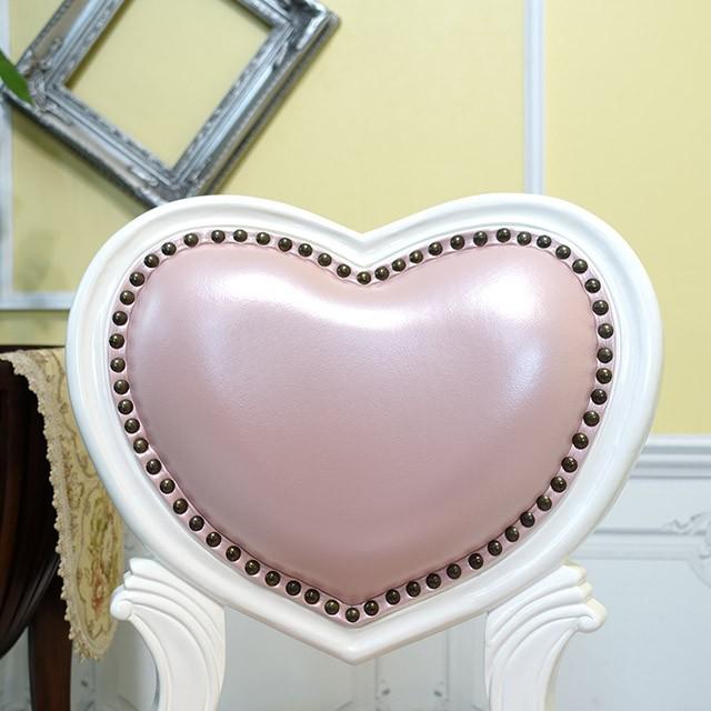 シングルチェア ハート アンティーク レトロ プリンセス クラシック 姫