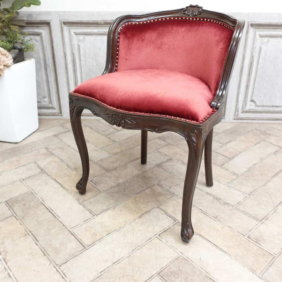 フランスアンティーク猫脚サロンチェア/木製ダイニングイス椅子(90-72-1) フランスアンティーク猫脚サロンチェア/木製ダイニングイス椅子