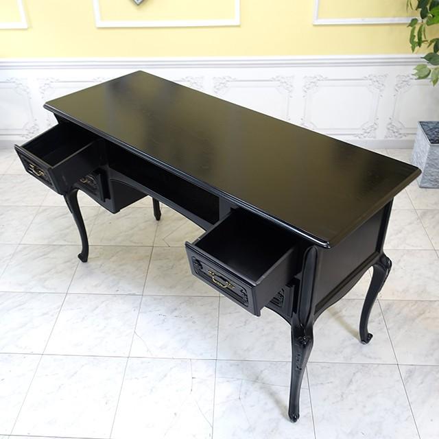 イタリア製／アンティークデスク／机 楽天市場】デスク 書斎机 パソコンデスク 象嵌 パソコンテーブル 学習