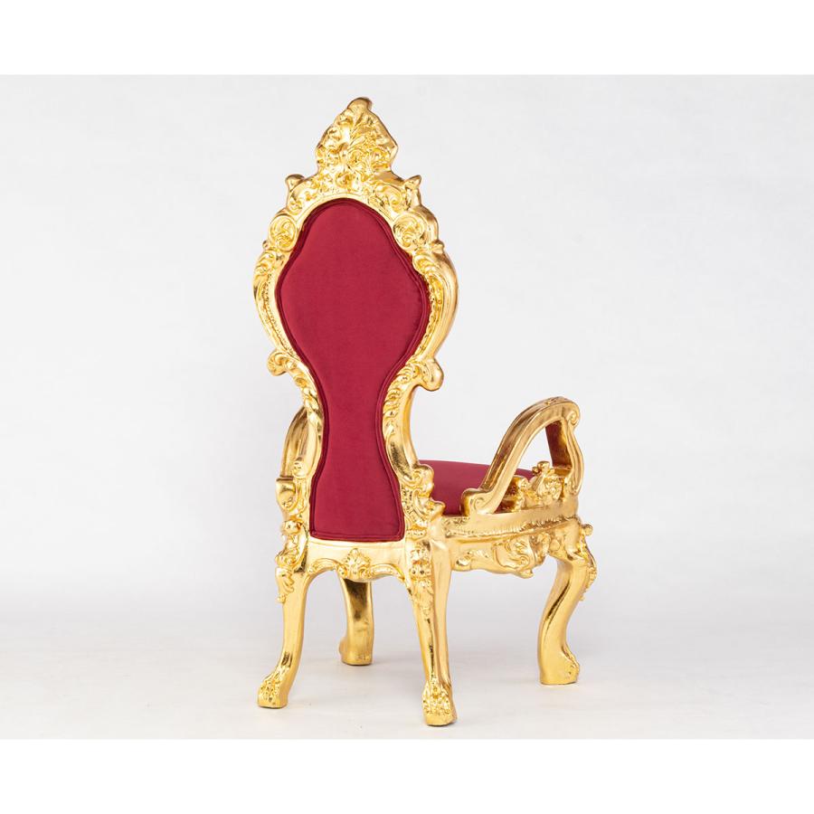 キングチェア 王様椅子 玉座 シングルソファ アームチェア