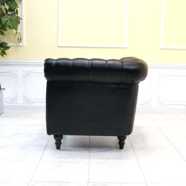 受注生産専用 チェスターフィールド ソファ 1人掛け 一人用 1p