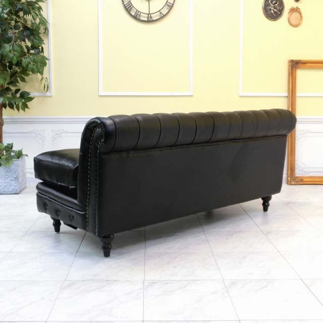 受注生産専用 チェスターフィールド ソファ 3人掛け 三人用 3p