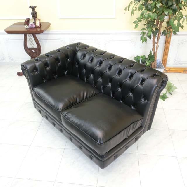 受注生産専用 チェスターフィールド ソファ 2人掛け 二人用 2p