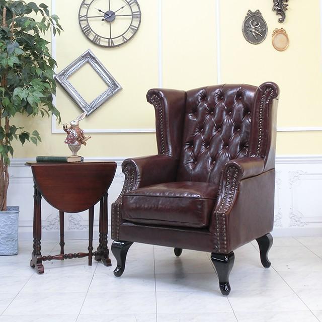 展示品　ヴィンセント　チェスターフィールド　シングルソファ　一人掛け　シングル 楽天市場】輸入家具 おしゃれ ソファ 1人掛け ソファー