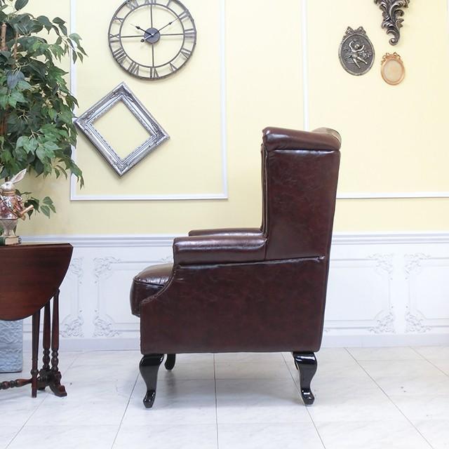 シングルソファ チェスターフィールド 1P 1シーター 一人掛け