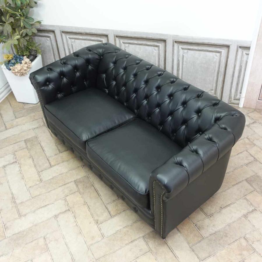 w.a チェスターフィールド ソファ チャッツワース 2シーター チェスターフィールドソファ