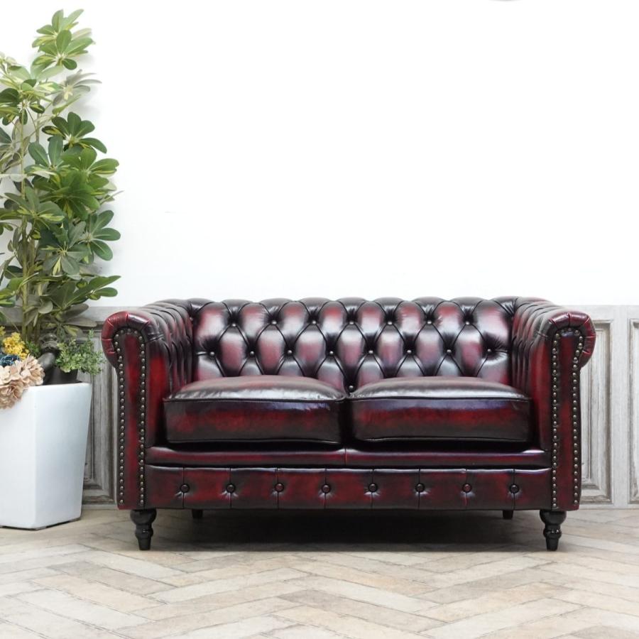 チェスターフィールドソファー チェスターフィールドソファ チェスターフィールドソファー レッド