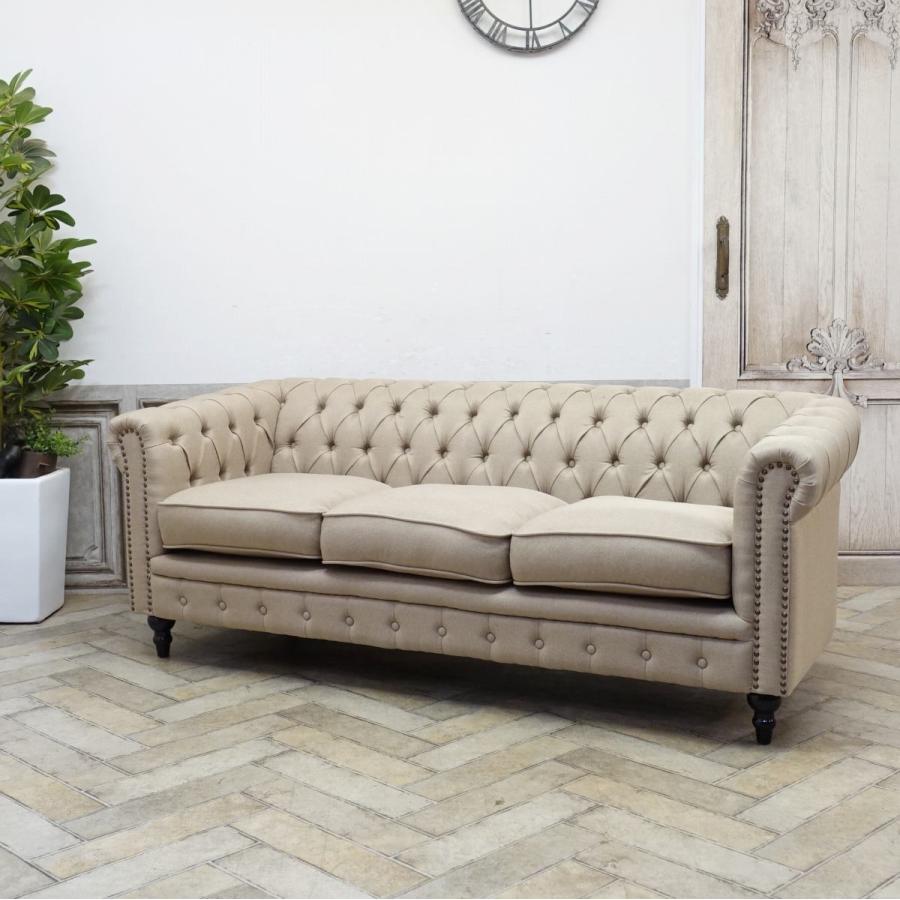 アンティーク　チェスターフィールドソファ3人掛 楽天市場】チェスターフィールド ソファ 3人 掛け 三人掛け 3人