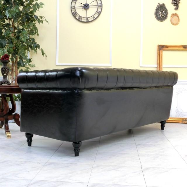 チェスターフィールドソファ 3人掛け 3P 三人 アンティークソファー