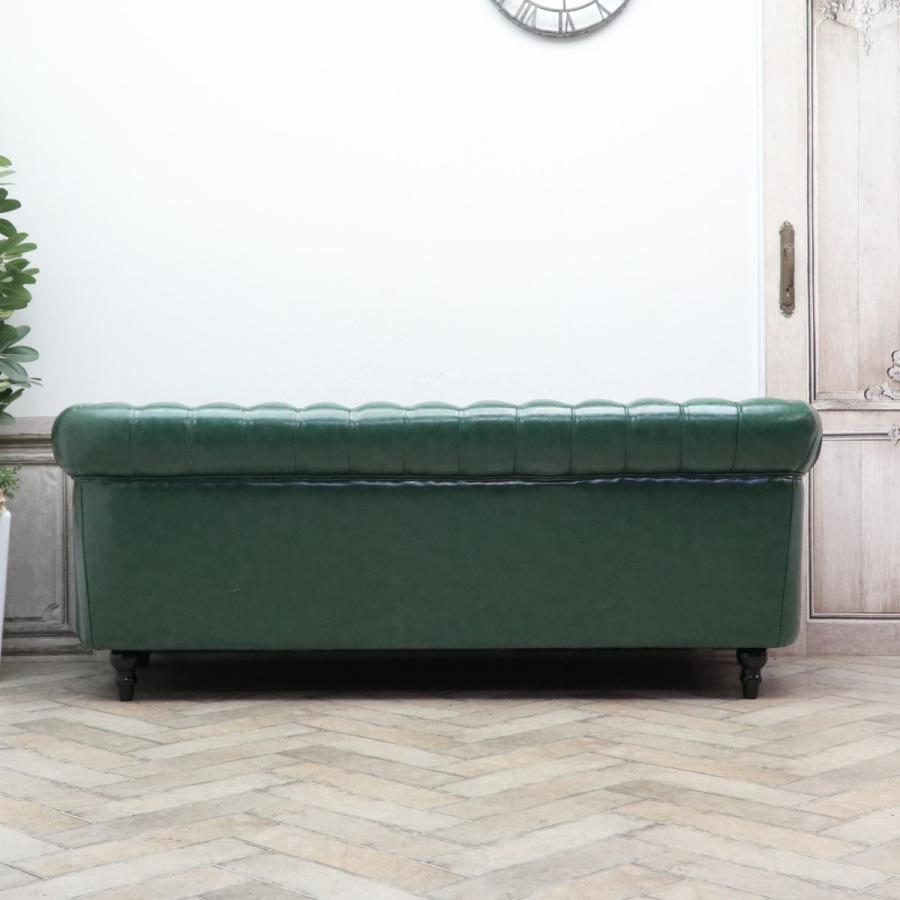 チェスターフィールドソファ 3人掛け 3P 三人 アンティークソファー