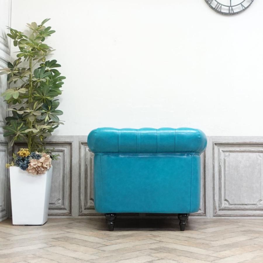 1人掛け ソファ チェスターフィールド 1P 一人掛け アンティーク