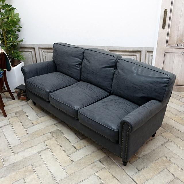 アンティーク 3人掛け ソファ 三人掛け 3P 3シーター ア