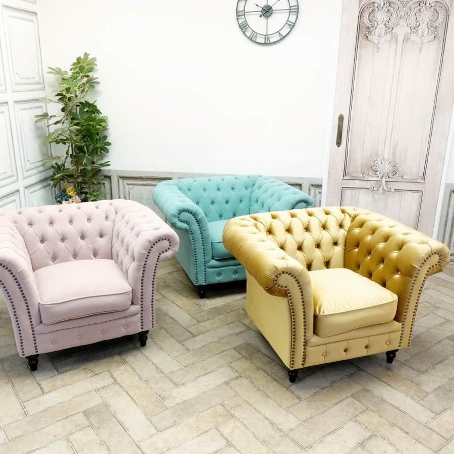 チェスターフィールドソファ チェスターフィールドソファー 1人掛け