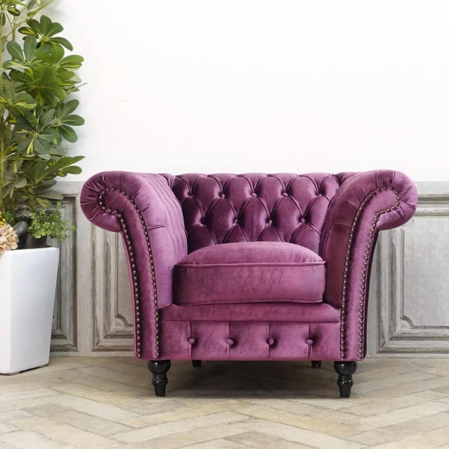 チェスターフィールドソファ チェスターフィールドソファー 1人掛け