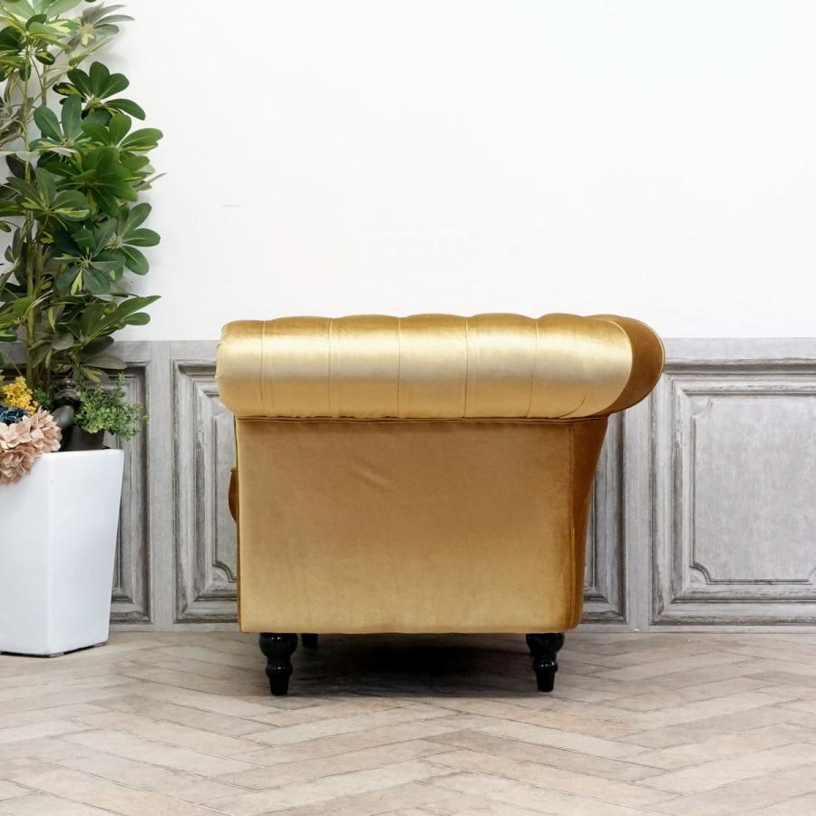 チェスターフィールドソファ 1人掛け ソファ 一人掛け シングル