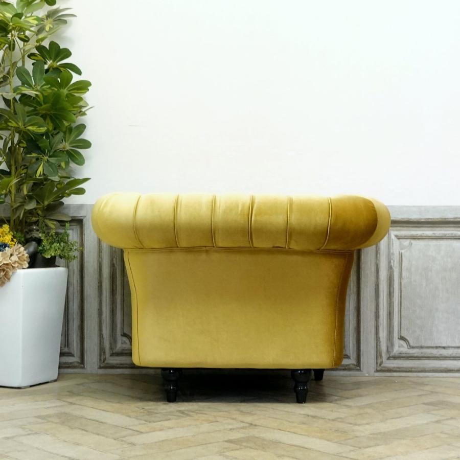 チェスターフィールドソファ 1人掛け ソファ 一人掛け シングル