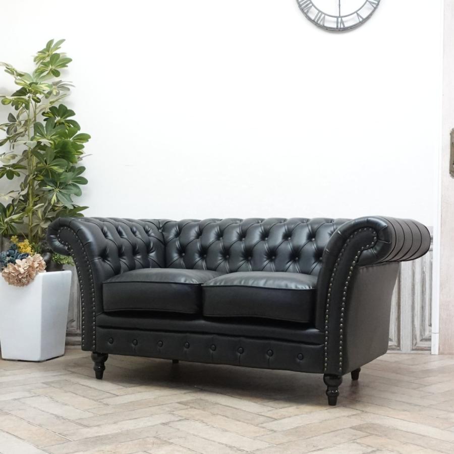 チェスターフィールドソファ チェスターフィールドソファー 2人掛け