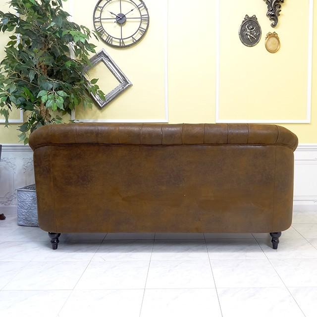 チェスターフィールドソファ 3人掛け 3P 三人 3シーター アンティーク