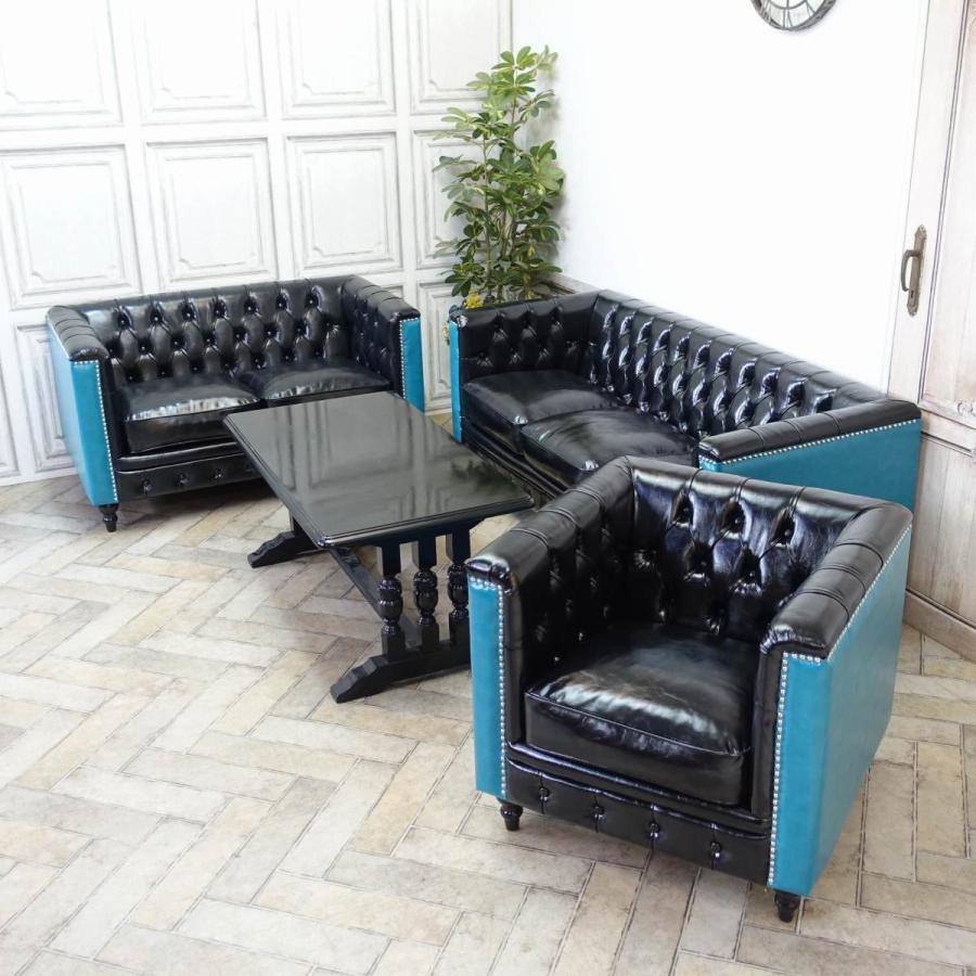 チェスターフィールドソファ 3P 英国 3シーター 三人 3人掛け