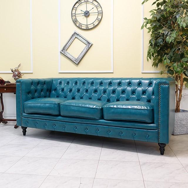 チェスターフィールドソファ トリプル 3P 英国 3シーター 三人