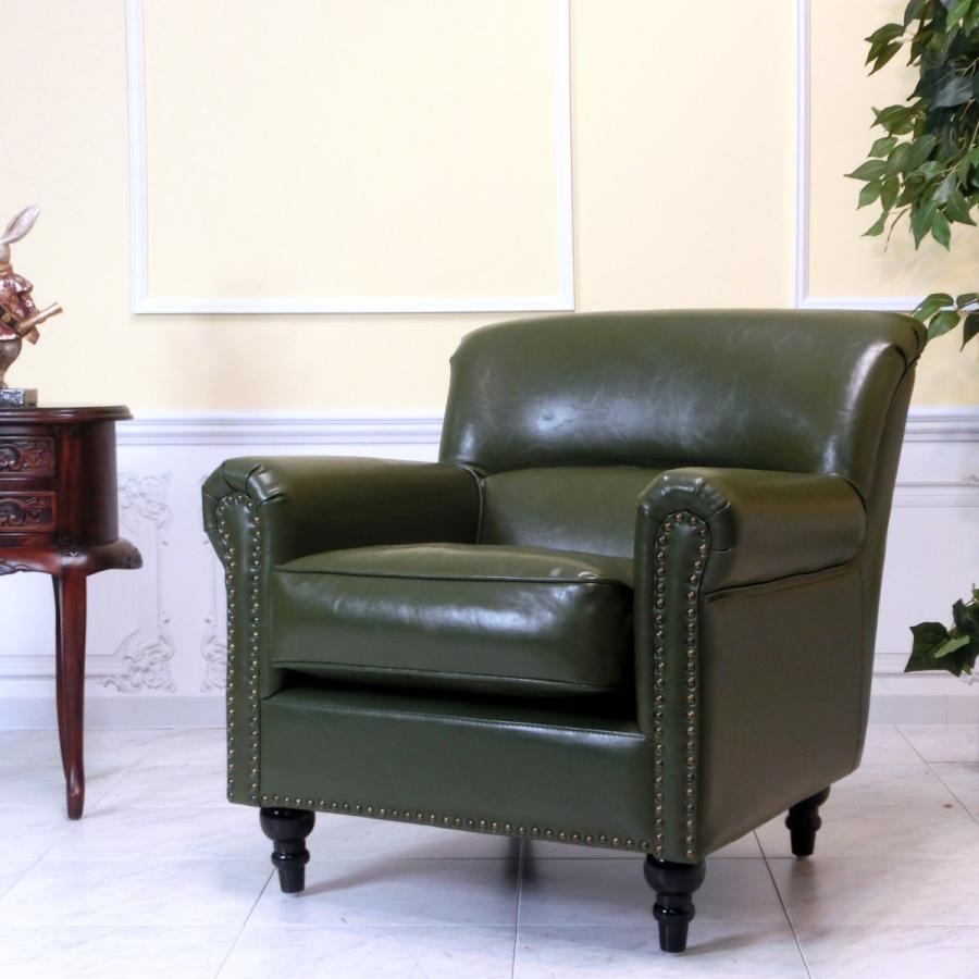 アンティークソファ アンティークソファー 1人掛け 1P 一人用 シングル