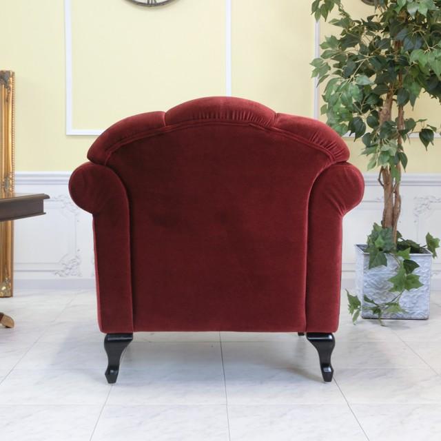 アンティークソファ シェルファ 一人掛け 1P 1シーター シングル