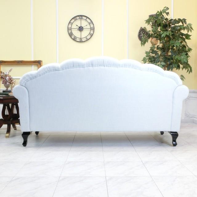 アンティークトリプルソファ シェルファ 三人掛け 3P 3シーター アーム